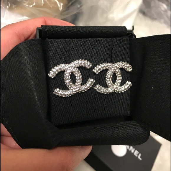 CHANEL Jewelry - ❌SOLD❌Chanel XL 21C Crystal Earrings NEW wreceipt!